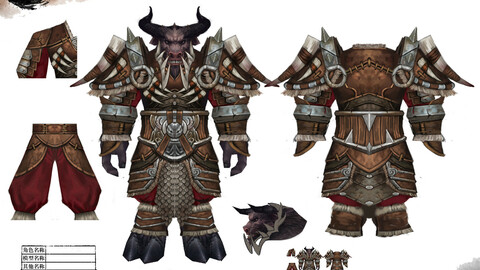 Heavy Armor Set - Cowman 03