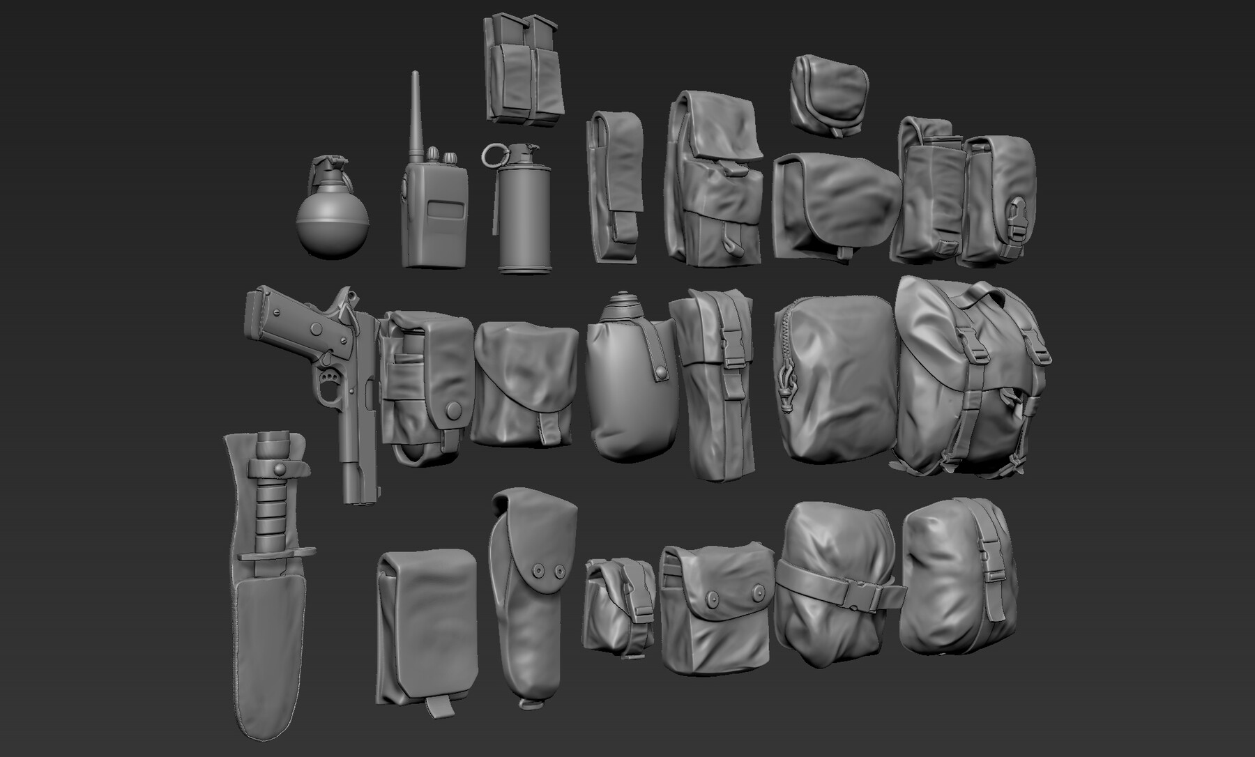 ArtStation 3d Printable Military Equipment Resources