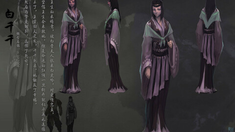 Low poly 3D Women - Bai Zhiqian