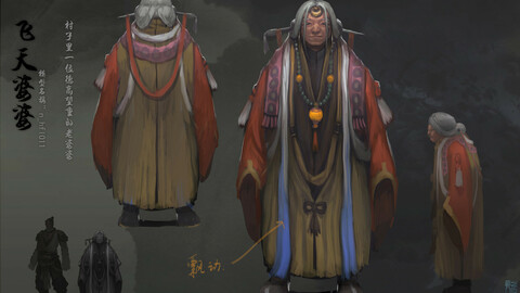 Low poly 3D Women - Flying Mother