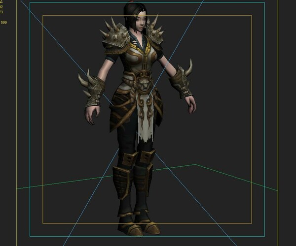 ArtStation Women armor 31 Game Assets
