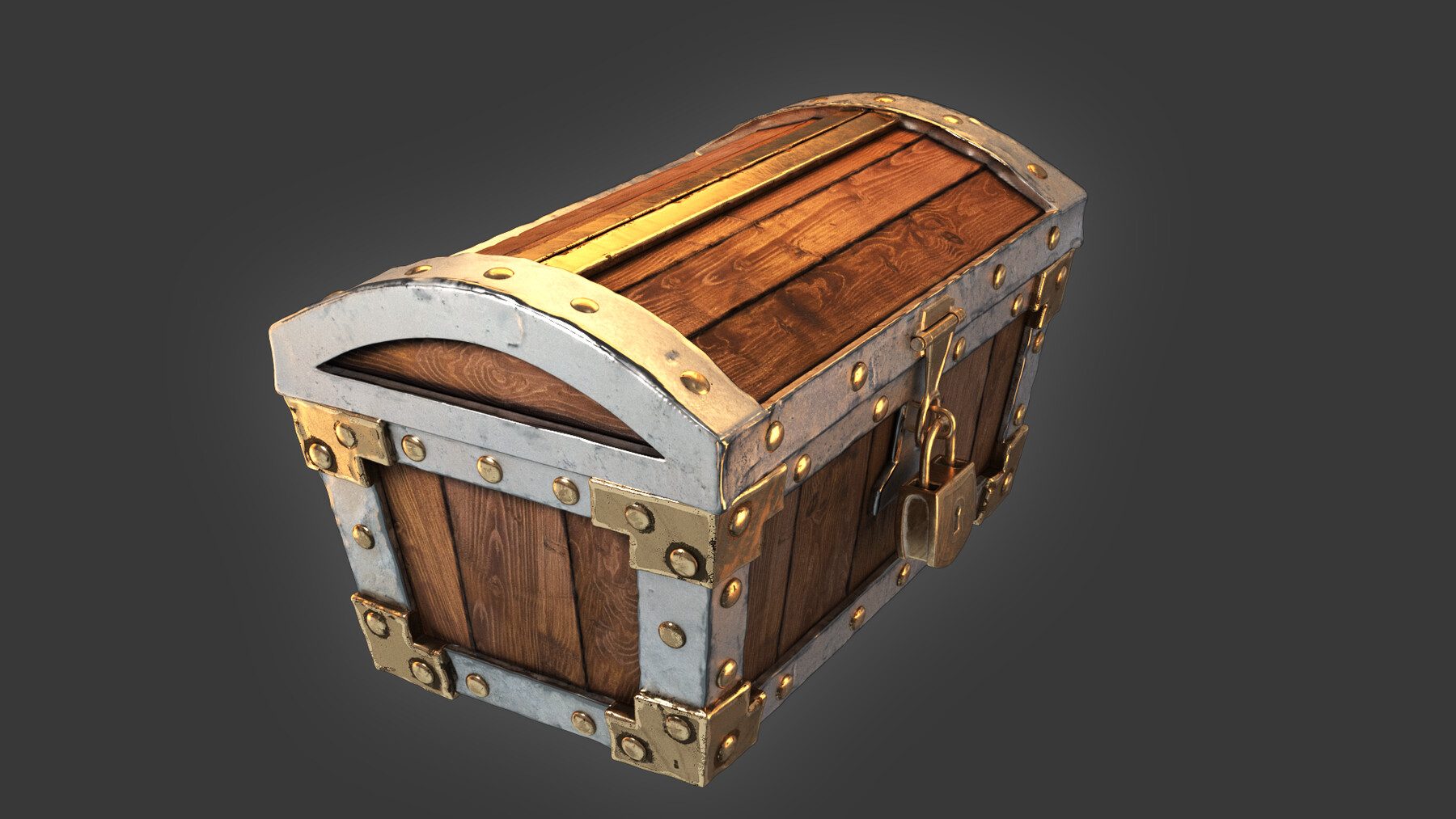 ArtStation - Treasure Chest with lock | Resources