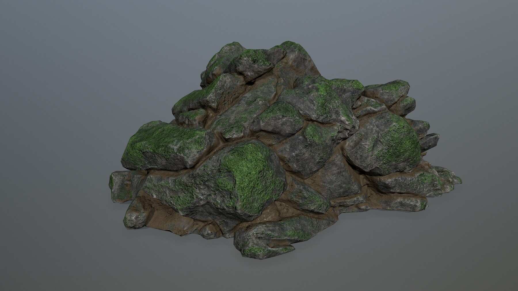 ArtStation - rocks mossy | Game Assets