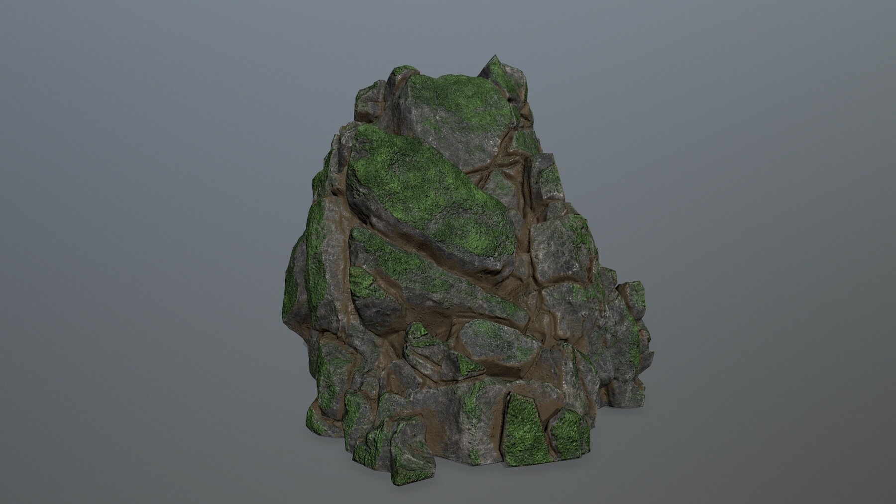 ArtStation - rocks mossy | Game Assets