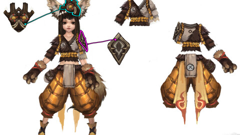 Little Fox Girl - Leather Suit 03