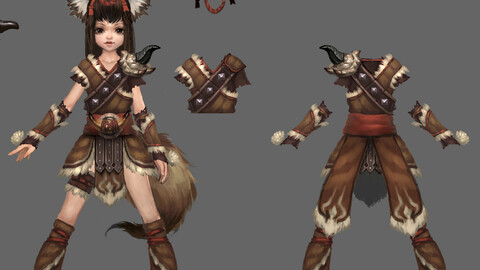 Little Fox Girl - Leather Suit 07