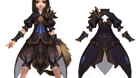 Little Fox Girl - Light Set 03