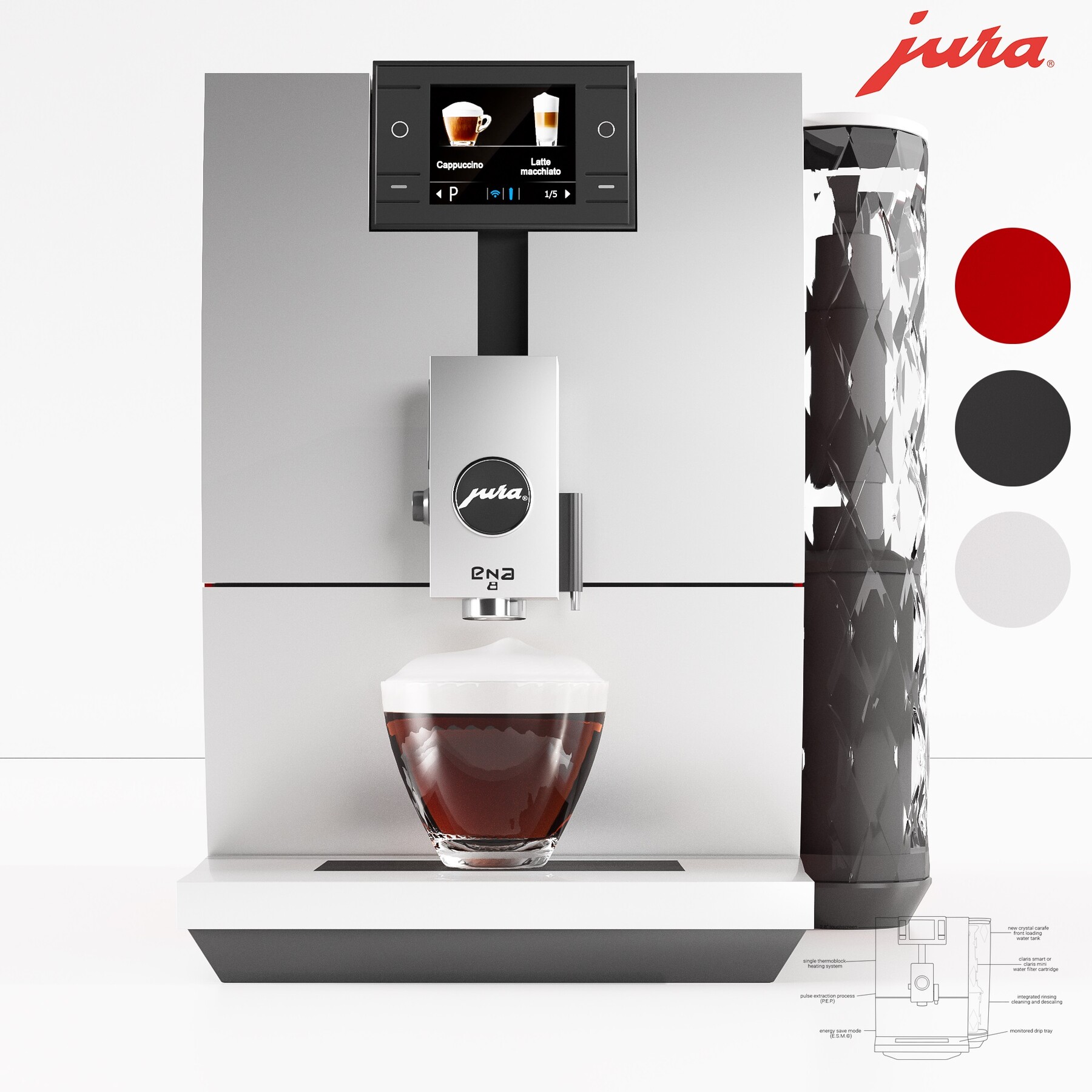 smanjiti Ekologija kupola  ArtStation - Jura-ena 8 - Coffee Machine | Resources