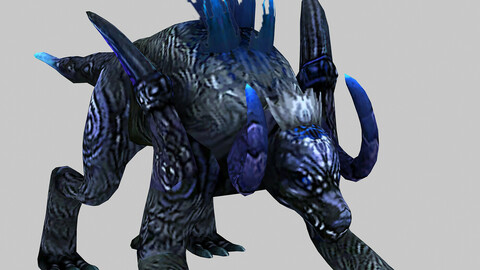 Low poly 3D Monster - Grand Kunyu