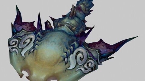 Low poly 3D Monster - Devil 02