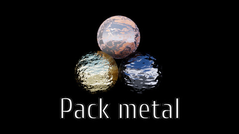 UE 4 Material Pack Métals