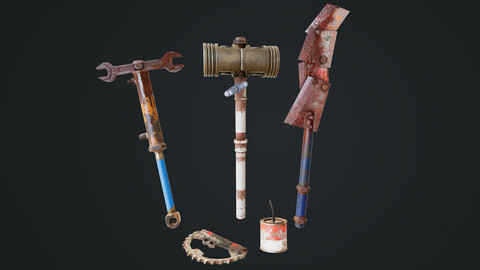 Post Apocalyptic Weapon Pack