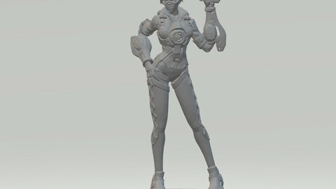 Tracer for print (low - poly)