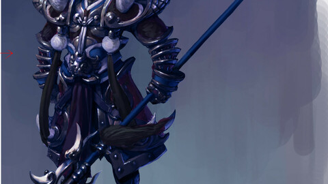 Low poly 3D Monster - Soul of the Templar