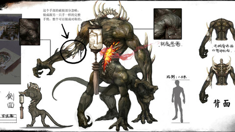 Low poly 3D Monster - Summon 02