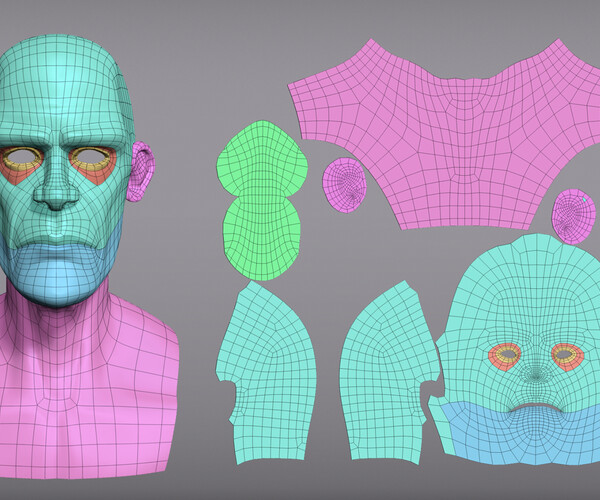 ArtStation - Cartoon male character Christopher base mesh | Resources