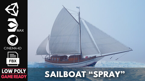 SAILBOAT “SPRAY” - Game Ready