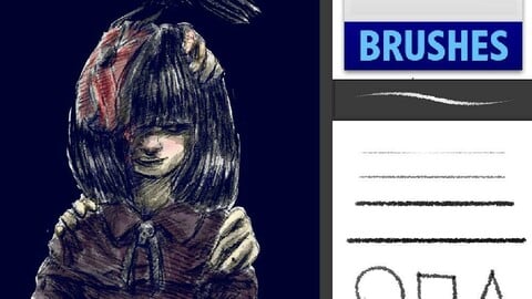 Free Pencil Brush / Pincel de Lápis gratuíto
