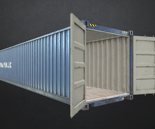 ArtStation - Shipping Container - Low Poly | Resources