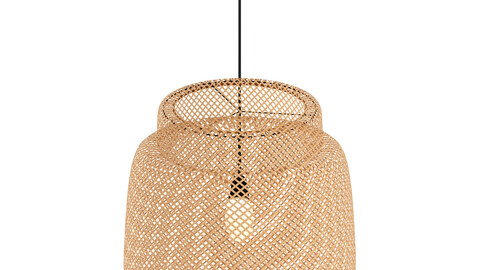 Woven pendant lamp SINNERLIG