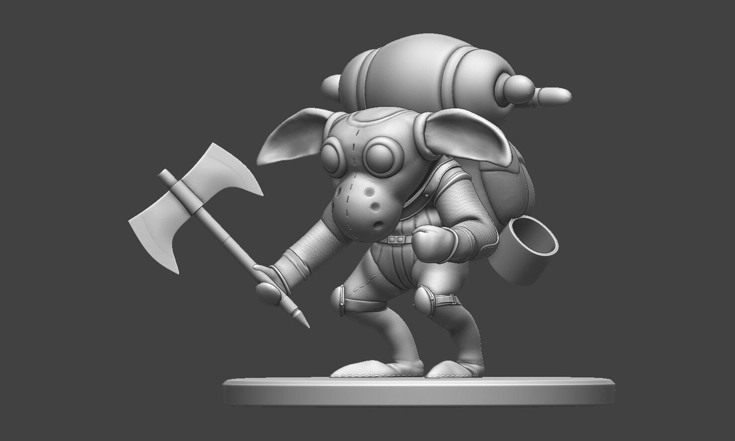 ArtStation Axe Goblin Final Fantasy XI Online Digitl STL