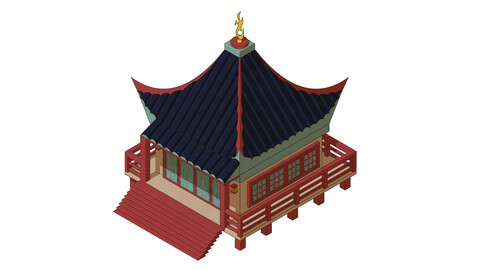 Japan House Isometric