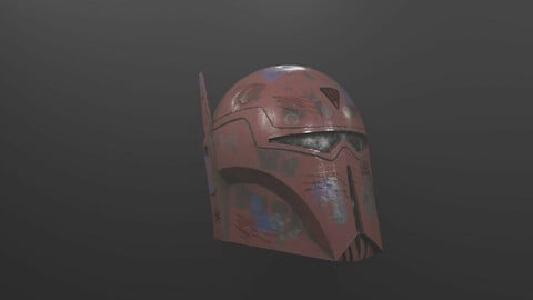 Stalkers Helmet - Mandalorian Free low-poly 3D model