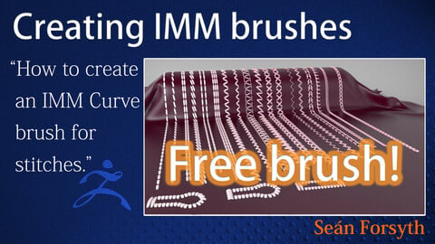 23 free Stitch brushes for ZBrush
