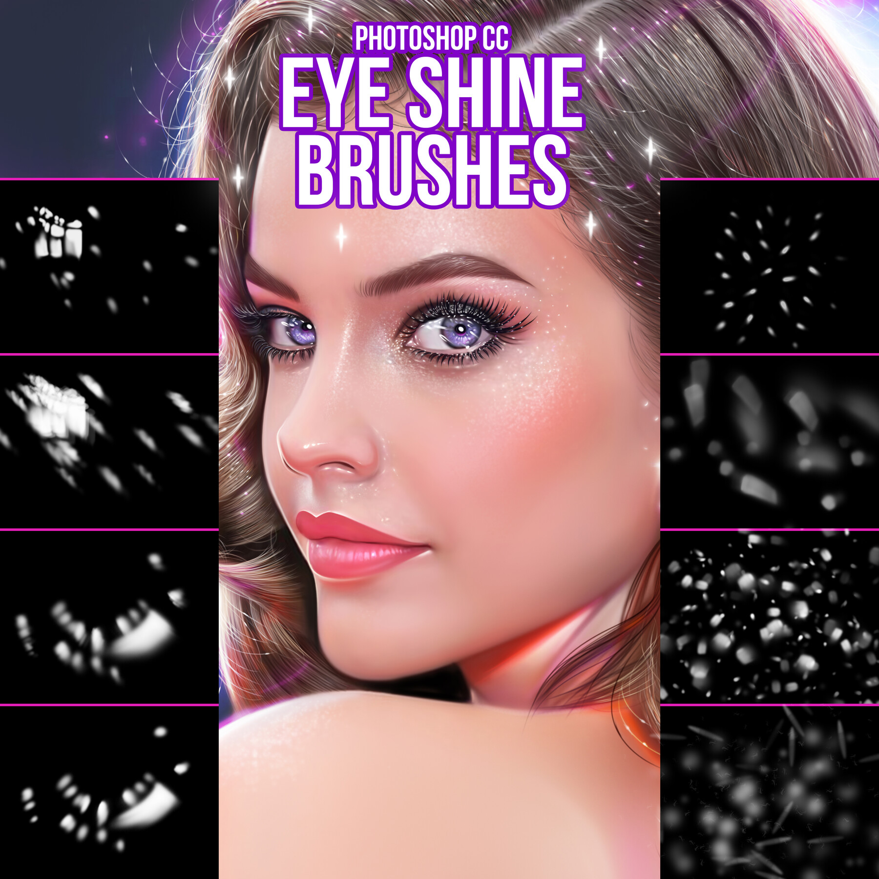 Artstation Eye Shine Brushes For Photoshop Brushes