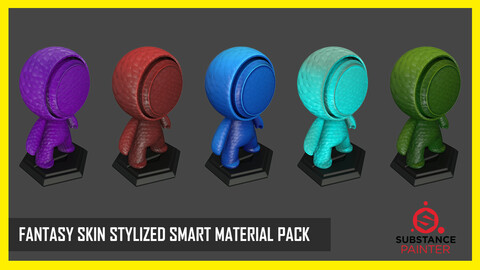 STYLIZED SKIN  "FANTASY" SMART MATERIAL PACK - 13 SMART MATERIAL