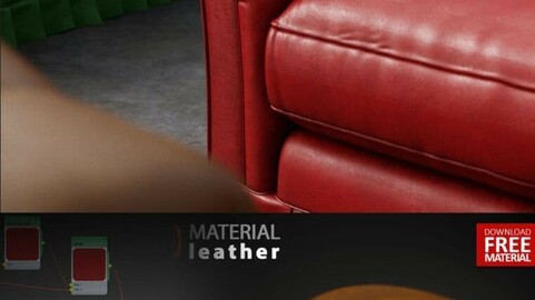 Leather Material V-ray (animation and photos)
