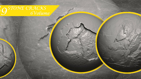 Stone Cracks Brushes 6 Volume