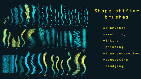Shape Shifter brushes by Alhussain