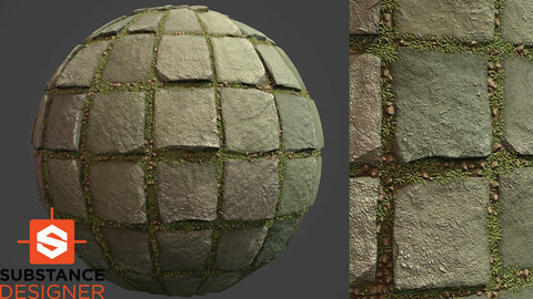 Cobble stone - Substance Designer