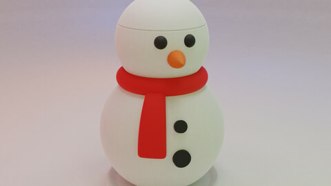 Snowman Planter Box (Pot) for Onions, Garlic, Cactus