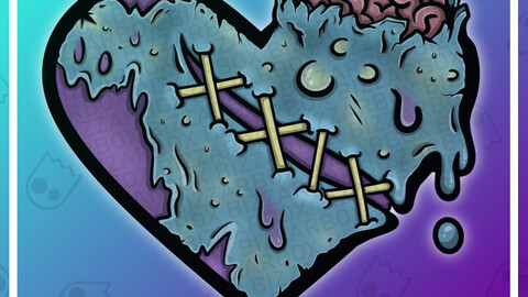 Twitch Emote: Zombie Heart
