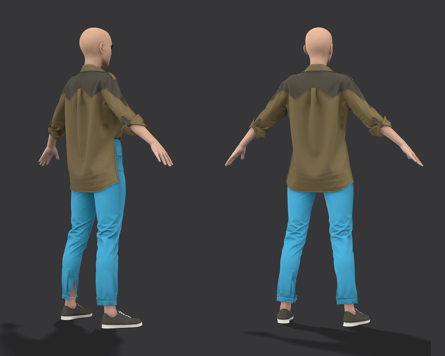 ArtStation - Denim outfit 2. Marvelous Designer/Clo3d project + OBJ ...