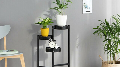 TRISHEL 3 tier shelf 2colors