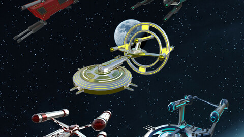 Spaceship Bundle pack 1
