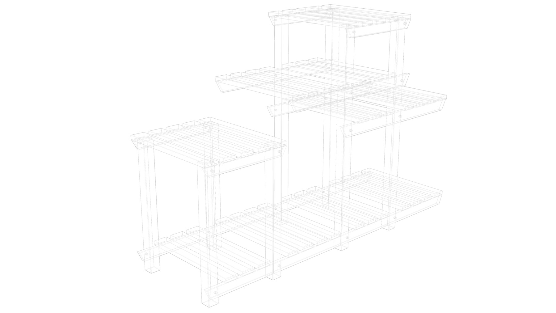 ArtStation Platform Shelf Lowpoly 3D model Resources