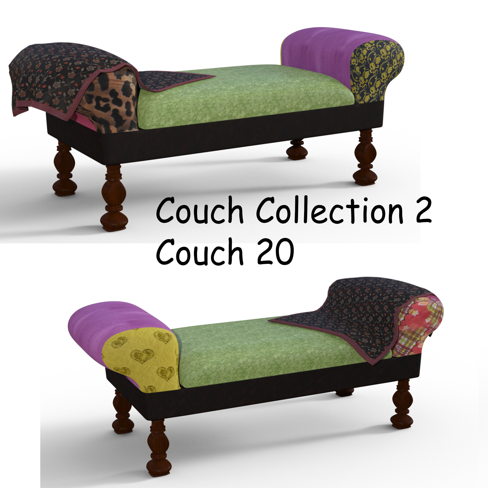 ArtStation Couch Collection 2 for DAZ Studio Resources