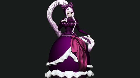 Shalltear Bloodfallen - Overlord anime fanart