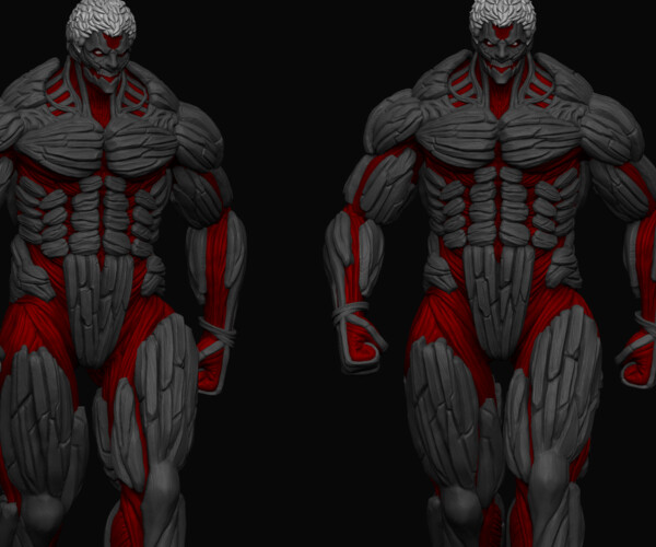ArtStation REINER ARMORED TITAN 3d model Resources