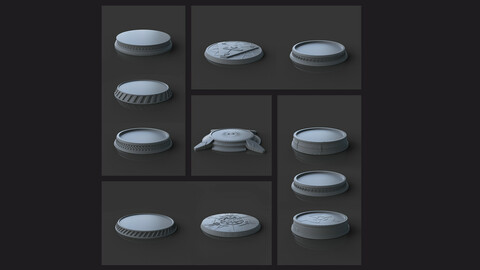 16x 3D Printing Bases V.2