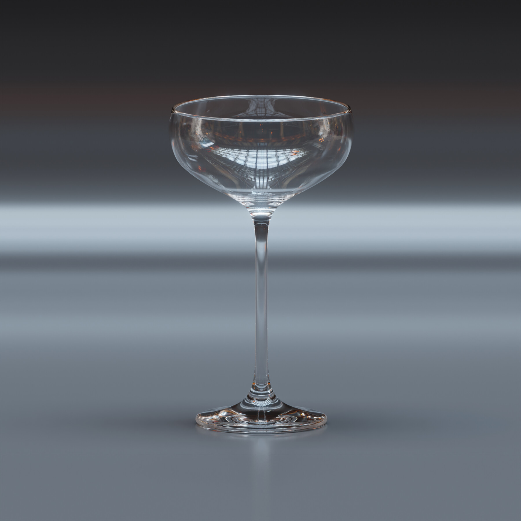 Detailed 3D Glass Model