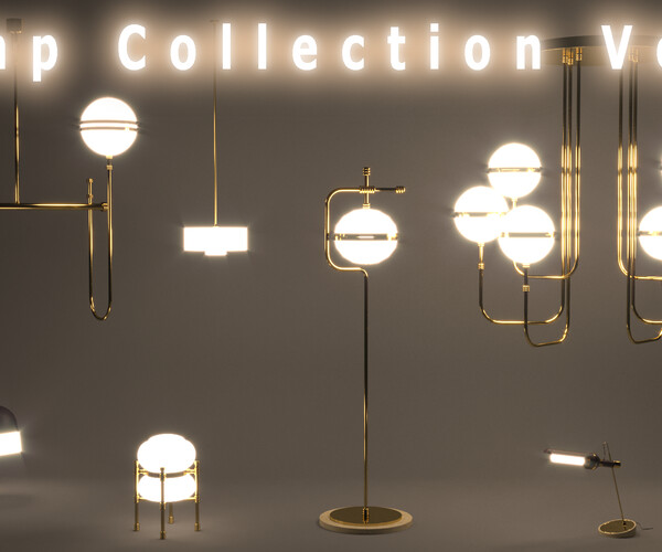 ArtStation - Lamp Collection Vol 01 | Resources