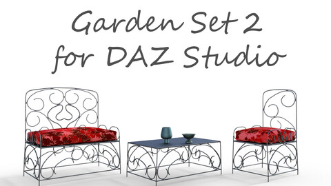Garden Set 2 for DAZ Studio