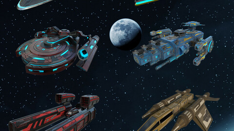 Spaceship Bundle Pack 5