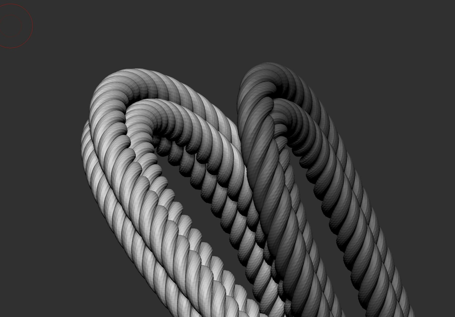 rope chain brush zbrush