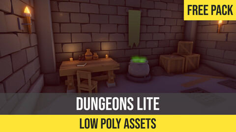 Low Poly Dungeons Lite for Unity